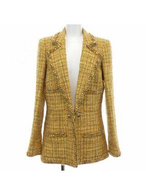 Chanel Jacket Yellow 38